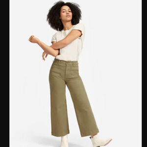 Everlane The Wide-Leg Crop Patch Pocket Pant